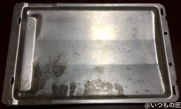 テフロンが剥がれたグリルの受け皿 | ガジェットレビューの匠 テフロンが剥がれたグリルの受け皿