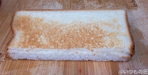 バルミューダで食パンを焼いてみた パルシステム しっとりもっちり食パン 水有りの場合