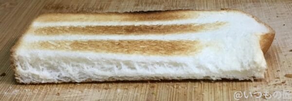 バルミューダで食パンを焼いてみた ヤマザキ スイートブレッド 水有りの場合