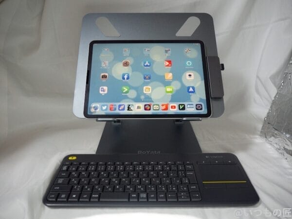 ipadpro-keyboard-touchpad-logicool-1 | ガジェットレビューの匠 iPadproデスクトップ化 タッチパッド