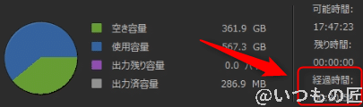 旧メインデスクトップの動画出力には約30分かかりました。