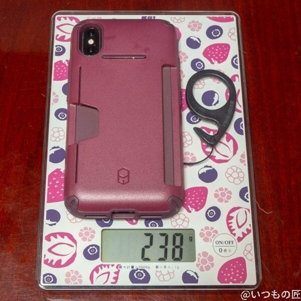 iPhone XSの重さ