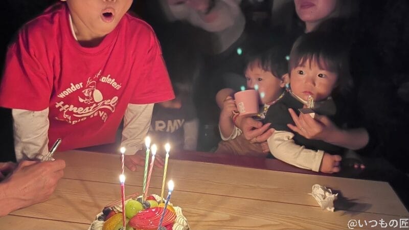 iphone12promax-birthday-photo | ガジェットレビューの匠 iPhone 12 Pro MAXで誕生日会のケーキを消す瞬間を撮影してみました。これが筆者はキレイに撮影したかった!