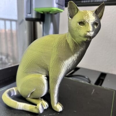 ankermake m5 3dプリント品6. 毛並みの良い猫 | ガジェットレビューの匠 AnkerMake M5 3Dプリント品6. 毛並みの良い猫