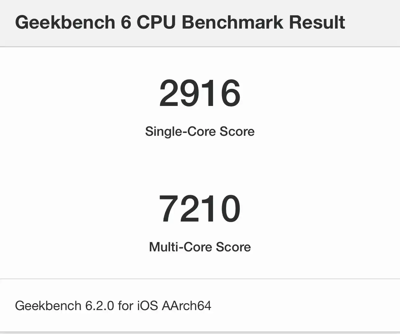 iphone15promax-geekbench1 | ガジェットレビューの匠 iPhone15 Pro MaxのGeekBench6 測定結果1回目