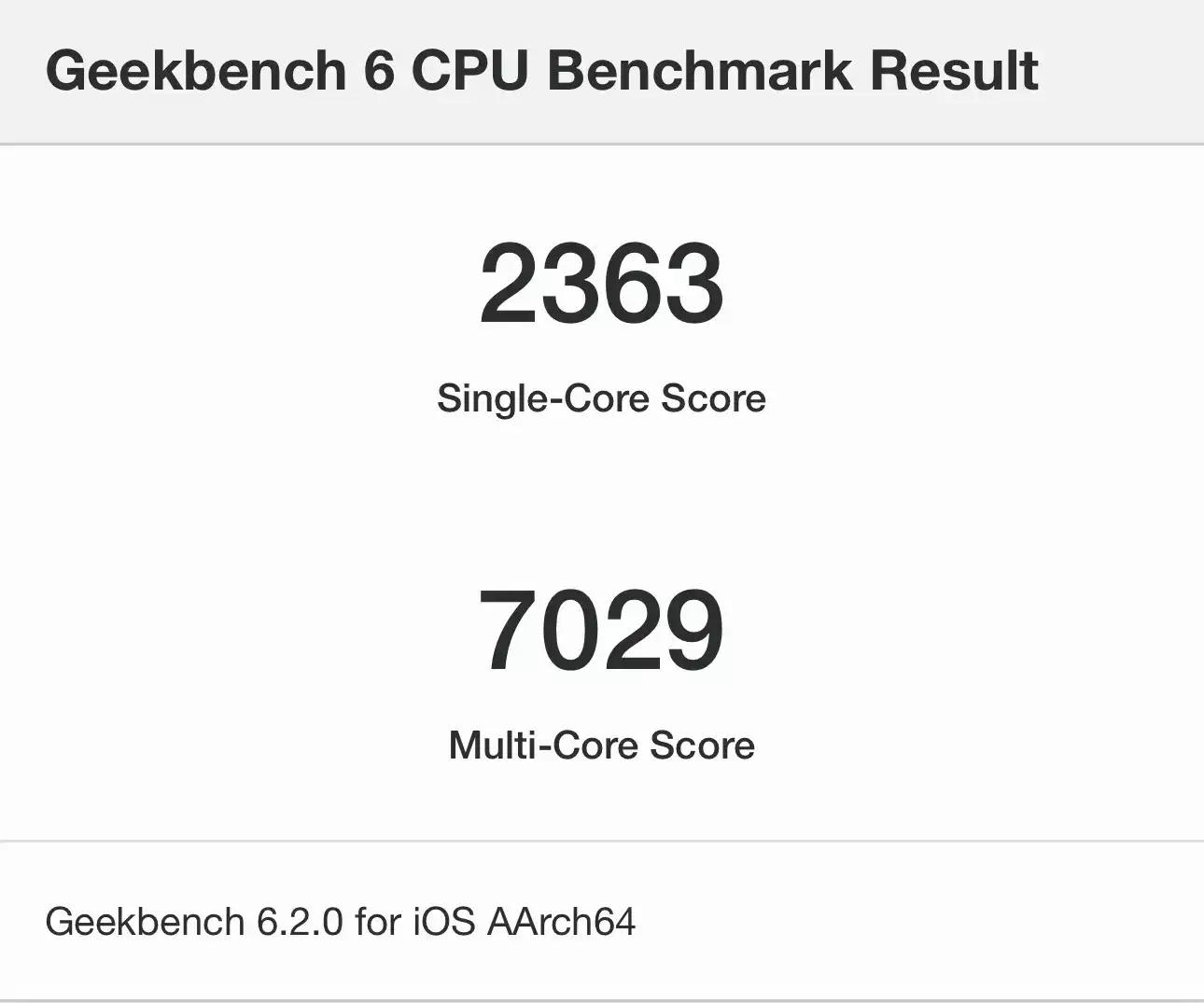 iphone15promax-geekbench2 | ガジェットレビューの匠 iPhone15 Pro MaxのGeekBench6 測定結果2回目