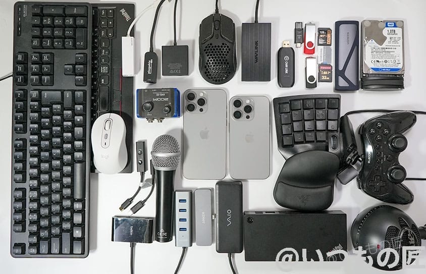 usbc-connect-all | ガジェットレビューの匠 iPhone15 Pro/Pro Maxに接続する40種類のUSB-C機器