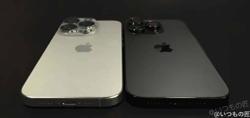 iphone15pro-iphone14pro-compared | ガジェットレビューの匠 iPhone15 Pro(左)とiPhone14 Pro(右)