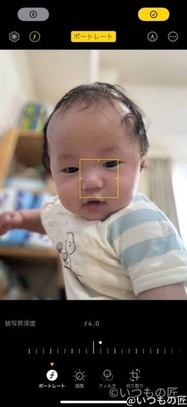 iphone15pro-portrait-boke-3 | ガジェットレビューの匠 被写体深度 f4.0