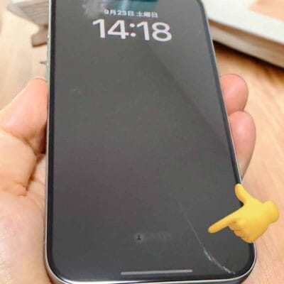 iphone15pro-scratch | ガジェットレビューの匠 筆者の傷ついたiPhone15 Pro