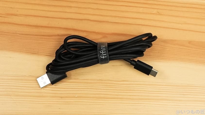 fifine_usbc_cable | ガジェットレビューの匠 FIFINE AmpliGame AM6 レビュー 付属のUISB-Aケーブル