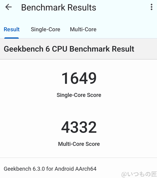 pixel8a-geekbench3 | ガジェットレビューの匠 Pixel8a ベンチマーク Antutu OPPO Reno11 AのGeekbench 6 CPUBenchmark 計測結果