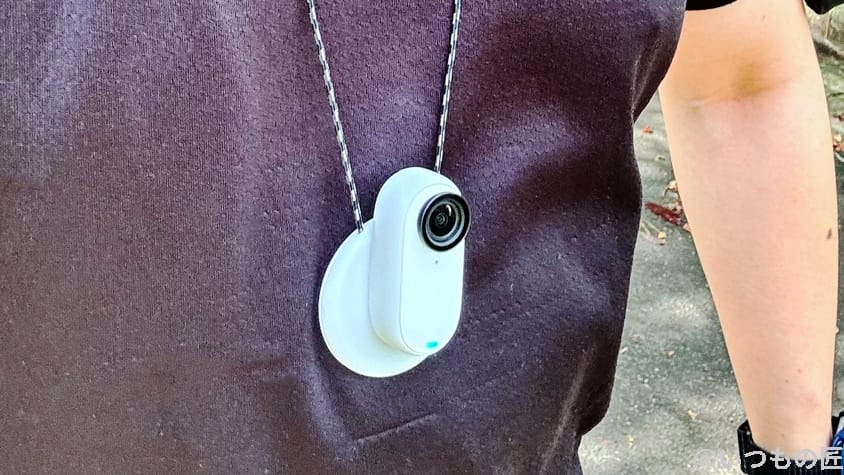 insta360go3-camera-pendant | ガジェットレビューの匠 Insta360 GO 3 レビュー
磁気ペンダントをペンダントにする