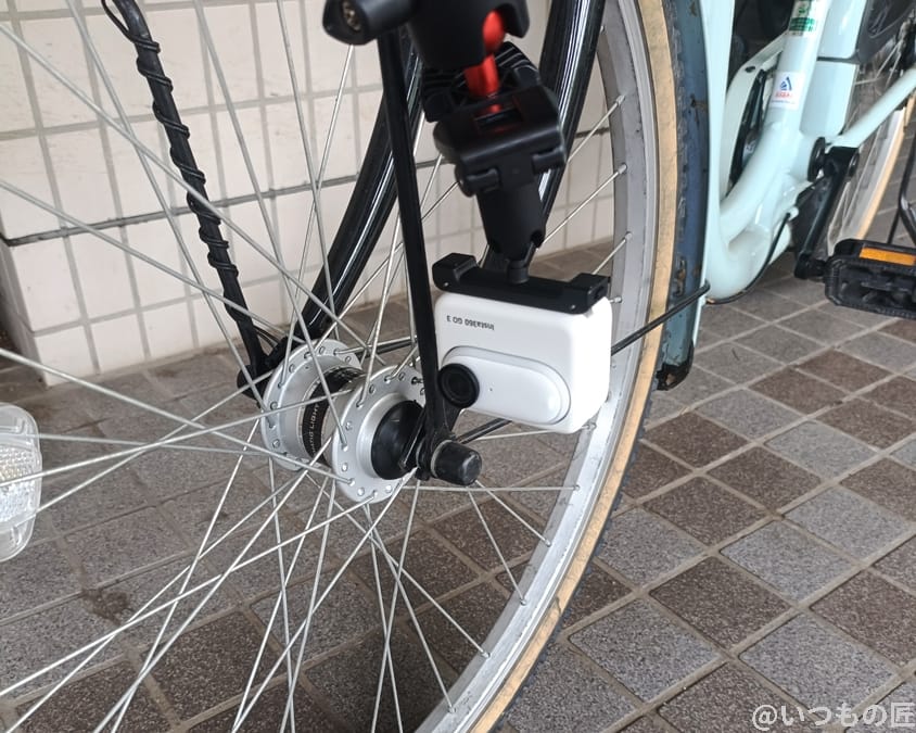 insta360go3-with-bike | ガジェットレビューの匠 Insta360 GO 3 レビュー
自転車走行
