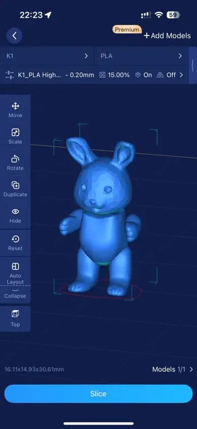 Ender-3 V3 Plus 比較
Creality Cloudアプリ２