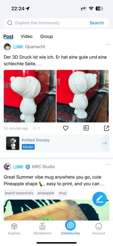 Ender-3 V3 Plus レビュー
コミュニティで世界中の創作者と交流できる