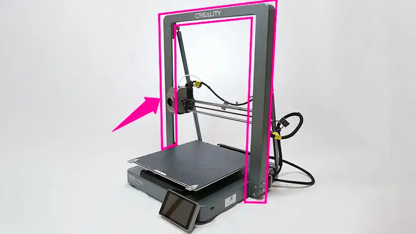 ender3v3plus-frame | ガジェットレビューの匠 Ender-3 V3 Plus レビュー
ボルトや継ぎ目が少ないダイキャスト製メタルフレームとY軸デュアルモーター