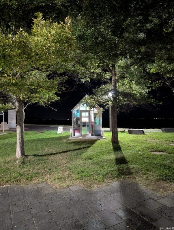google pixel 9 pro の通常モードでズーム撮影した夜景写真 | ガジェットレビューの匠 Google Pixel 9 Pro カメラ Google Pixel 9 Pro の通常モードでズーム撮影した夜景写真