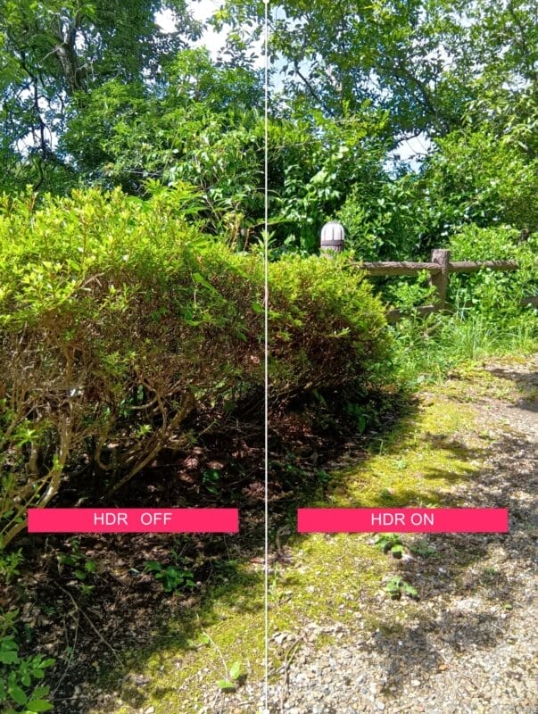 aquos wish4 hdr機能の比較写真 | ガジェットレビューの匠 AQUOS wish4 カメラ AQUOS wish4 HDR機能の比較写真