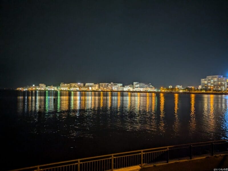 google pixel 9 でズーム撮影した夜間写真 | ガジェットレビューの匠 Google Pixel 9 カメラ Google Pixel 9 でズーム撮影した夜間写真