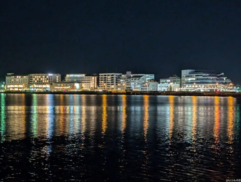 google pixel 9 でズーム撮影した夜間写真 | ガジェットレビューの匠 Google Pixel 9 カメラ Google Pixel 9 でズーム撮影した夜間写真