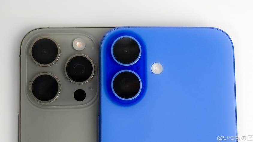 iphone16-16pro-compare-1 | ガジェットレビューの匠 iPhone16とiPhone16 Proの違い比較
カメラ、ビデオ機能を比較