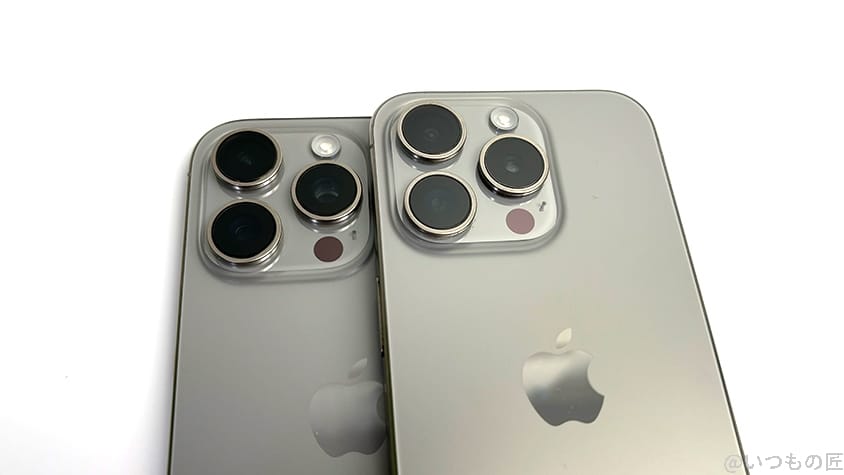 iphone16-iphone15-3 | ガジェットレビューの匠 iPhone16 ProとiPhone 15 Proの違いを比較!買うならどっちがいい?
カメラ、ビデオ機能を比較