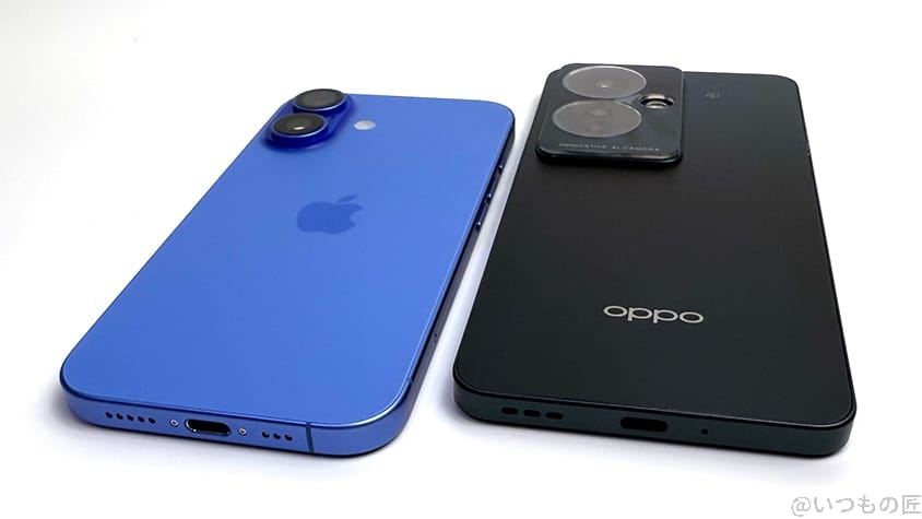 iphone16-reno11a-3 | ガジェットレビューの匠 iPhone16とOPPO Reno11 Aの違いを比較!買うならどっちがいい?
生体認証を比較