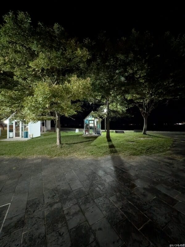 google pixel 9 pro fold の通常モードでズーム撮影した夜景写真 | ガジェットレビューの匠 Google Pixel 9 Pro Fold カメラ Google Pixel 9 Pro Foldの通常モードでズーム撮影した夜景写真