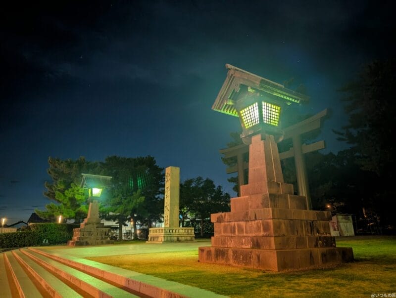 google pixel 9 pro の夜景モードで撮影した夜景写真 | ガジェットレビューの匠 Google Pixel 9 Pro Fold カメラ Google Pixel 9 Pro の夜景モードで撮影した夜景写真