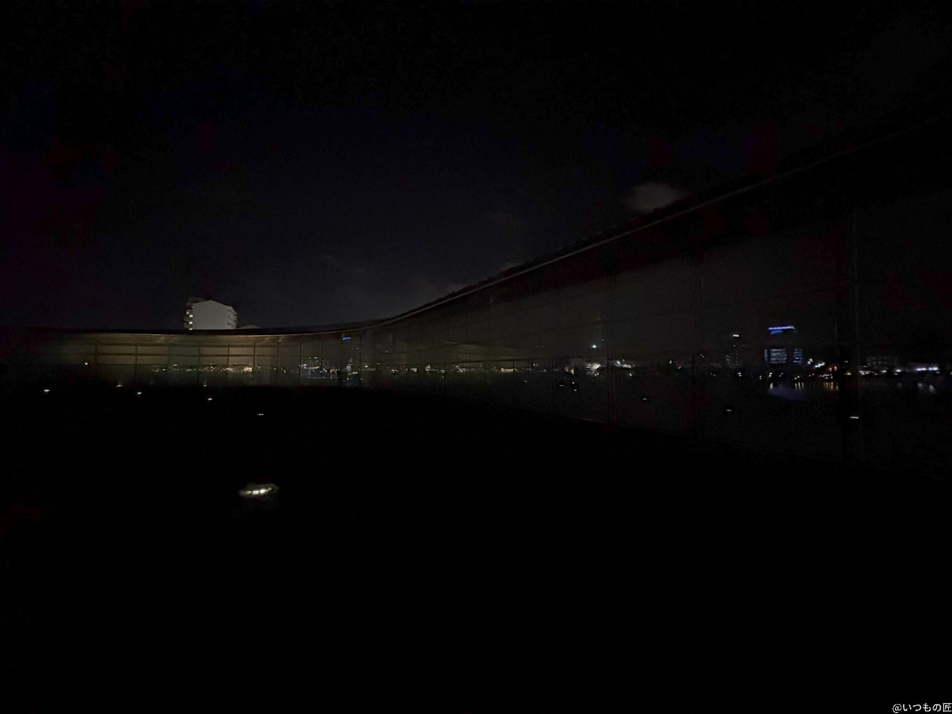 iPhone 16/16 Plus カメラ
iPhone 16の通常モードで撮影した夜景写真
