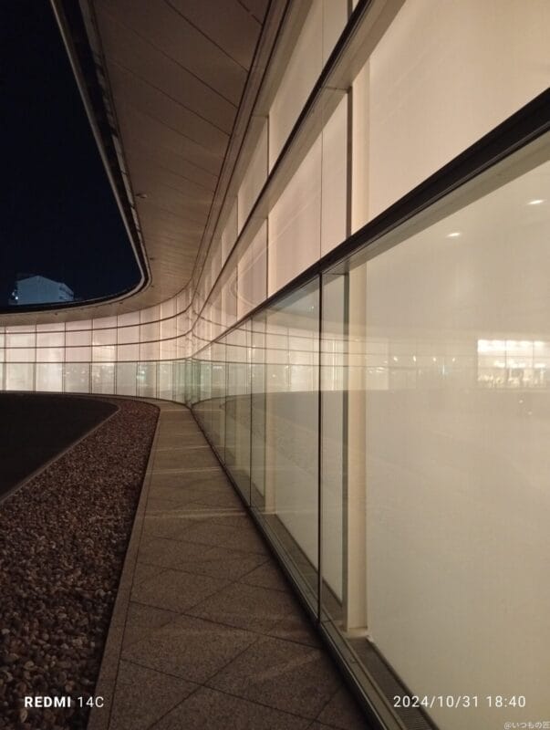 xiaomi redmi 14c で撮影した夜景写真 | ガジェットレビューの匠 Xiaomi Redmi 14C カメラ Xiaomi Redmi 14C で撮影した夜景写真