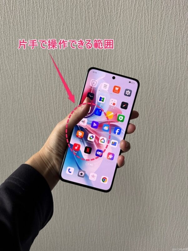 oppo reno11 a 本体のイメージ図 | ガジェットレビューの匠 OPPO Reno11 A レビュー OPPO Reno11 A 本体のイメージ図