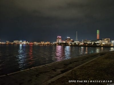 oppo find x8でズーム撮影した夜景写真 | ガジェットレビューの匠 OPPO Find X8 カメラ OPPO Find X8でズーム撮影した夜景写真