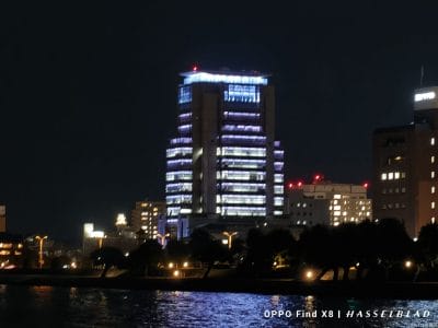 oppo find x8でズーム撮影した夜景写真 | ガジェットレビューの匠 OPPO Find X8 カメラ OPPO Find X8でズーム撮影した夜景写真