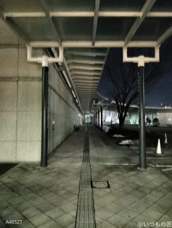 nubia s 5g で暗所撮影した風景写真 | ガジェットレビューの匠 nubia S 5G カメラ nubia S 5G で暗所撮影した風景写真