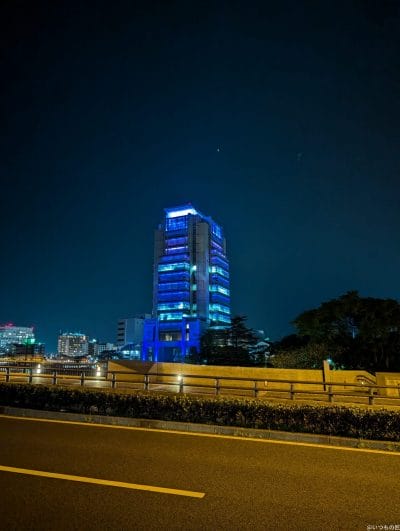 google pixel 9で夜間撮影した風景写真 | ガジェットレビューの匠 nubia Flip 2 カメラ Google Pixel 9で夜間撮影した風景写真