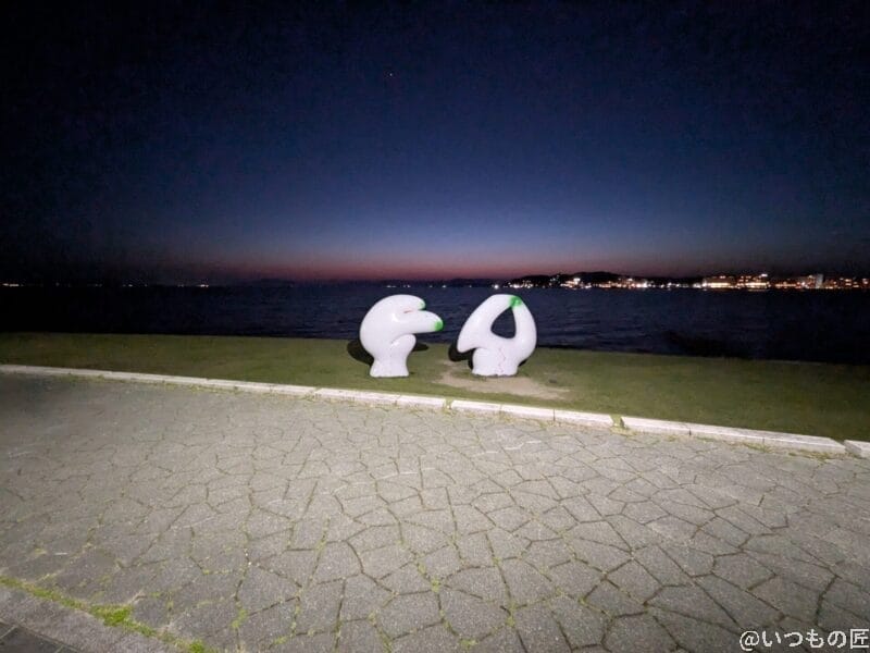 google pixel 9aでズーム撮影した夜景写真 | ガジェットレビューの匠 Google Pixel 9a カメラ Google Pixel 9aでズーム撮影した夜景写真