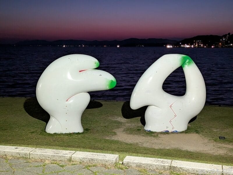 google pixel 9aでズーム撮影した夜景写真 | ガジェットレビューの匠 Google Pixel 9a カメラ Google Pixel 9aでズーム撮影した夜景写真