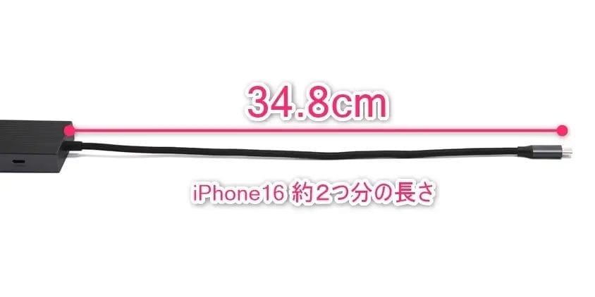 ugreen revodok pro 8in1 usb-cハブ レビュー ケーブルの長さ | ガジェットレビューの匠 UGREEN Revodok Pro 8in1 USB-Cハブ レビュー ケーブルの長さ