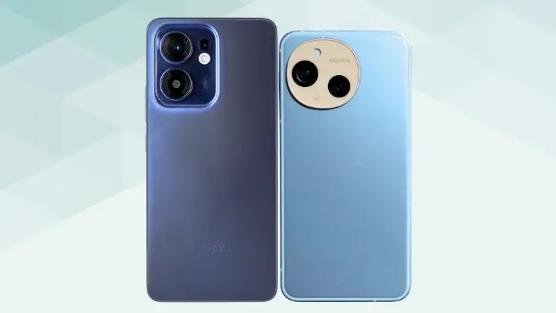 oppo reno13 aとaquos sense9の比較 背面デザイン イメージ画像 | ガジェットレビューの匠 OPPO Reno13 AとAQUOS sense9の比較 背面デザイン