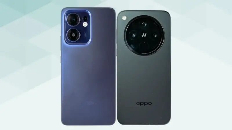 oppo reno13 aとoppo find x8の比較 背面デザイン イメージ画像 | ガジェットレビューの匠 OPPO Reno13 AとOPPO Find X8の比較 背面デザイン