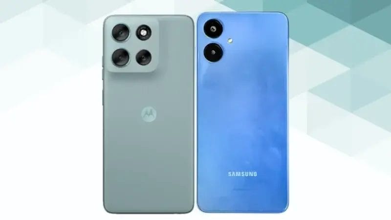 moto g66 5GとGalaxy A25 5Gの比較 背面デザイン