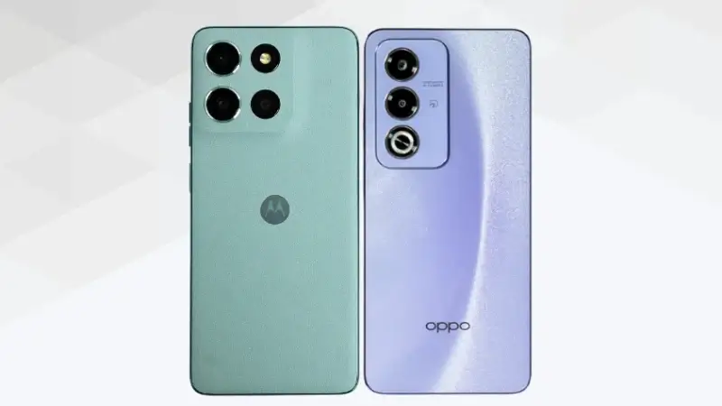 moto g66 5gとoppo a3 5gの比較 背面デザイン イメージ画像 | ガジェットレビューの匠 moto g66 5GとOPPO A3 5Gの比較 背面デザイン