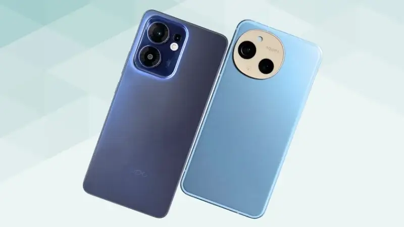 oppo reno13 aとaquos sense9の比較 背面デザイン イメージ画像 | ガジェットレビューの匠 OPPO Reno13 AとAQUOS sense9の比較 背面デザイン