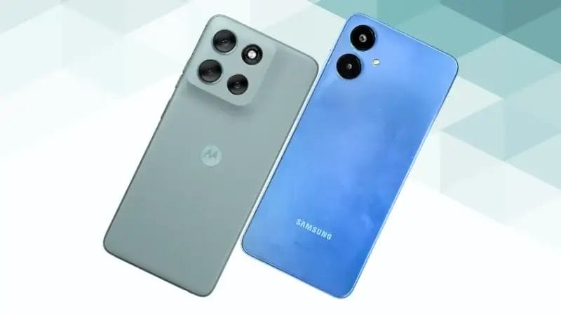 moto g66 5GとGalaxy A25 5Gの比較 背面デザイン