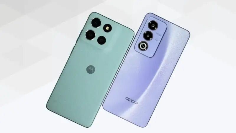 moto g66 5gとoppo a3 5gの比較 背面デザイン イメージ画像 | ガジェットレビューの匠 moto g66 5GとOPPO A3 5Gの比較 背面デザイン
