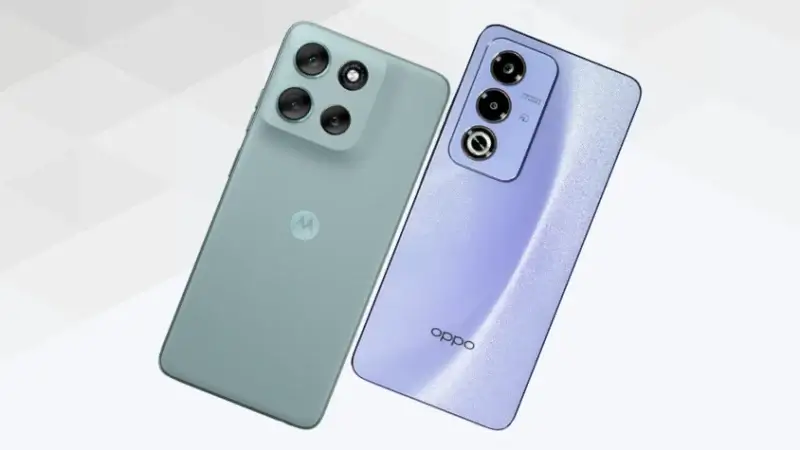 moto g66 5gとoppo a3 5gの比較 背面デザイン イメージ画像 | ガジェットレビューの匠 moto g66 5GとOPPO A3 5Gの比較 背面デザイン