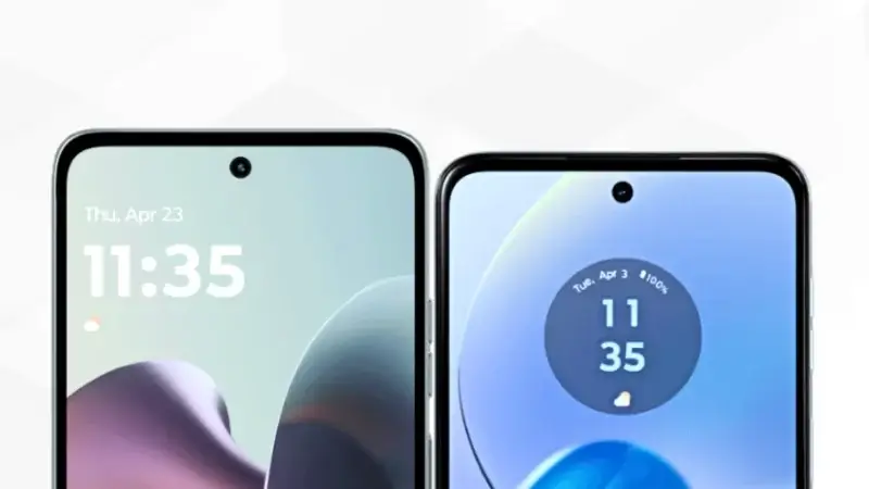 moto g66 5gとmoto g64 5gの比較 正面デザイン イメージ画像 | ガジェットレビューの匠 moto g66 5Gとmoto g64 5Gの比較 正面デザイン
