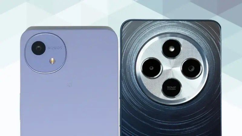 aquos wish5とxiaomi redmi 14cの比較 カメラデザイン イメージ画像 | ガジェットレビューの匠 AQUOS wish5とXiaomi Redmi 14Cの比較 カメラデザイン